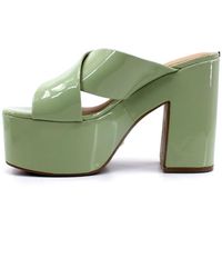 Guess - Schoenen ,Groen ,Sandalen Met Hoge Hak - Lyst