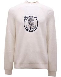 Armani - Round-Neck Knitwear - Lyst