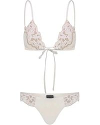 Miss Bikini - Triangle Top And Brazilian Brief - Lyst