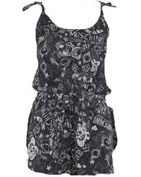 Moschino - Underbear Tuta Corta Cotone - Lyst