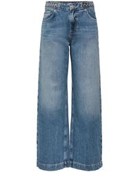 ONLY - Wide Jeans - Lyst