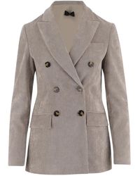 F.it - Jassen ,Leer Blazer - Lyst