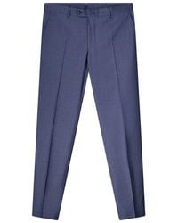 Windsor. - Broeken ,Blauw ,Wol Shaped-Fit Suit Broeken - Lyst