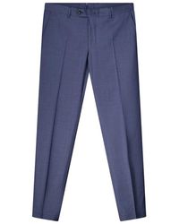 Windsor. - Broeken ,Blauw ,Wol Shaped-Fit Suit Broeken - Lyst