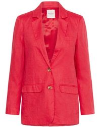 Part Two - Bittersweet leinenjacke mit v-ausschnitt - Lyst