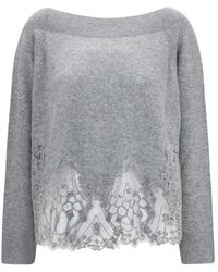 Ermanno Scervino - Round-Neck Knitwear - Lyst