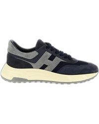 Hogan - Schoenen ,Blauw ,Leer Hyperlight Sneakers - Lyst