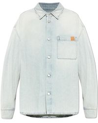 DARKPARK - Overhemden ,Blauw ,Denim Keanu Denim Overhemd - Lyst