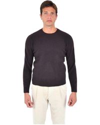 Drumohr - Cashmere Trui Met Ronde Hals - Lyst