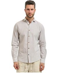 Yes-Zee - Linnen Blend Shirt - Lyst
