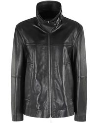 Sportmax - Jassen ,Zwart ,Leer Ciocca Jacket - Lyst