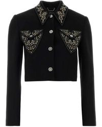 Versace - Informele Jas Lichtgewicht Dubbel Wo - Lyst
