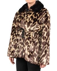 Pinko Tangere Parka Similpelliccia - Bruin