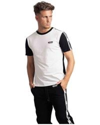 Moschino - Herren Tape T-Shirt /Schwarz - Lyst