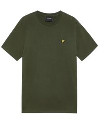 Lyle & Scott - Rondhals T-Shirt Van Katoen Met Korte Mouwen - Lyst