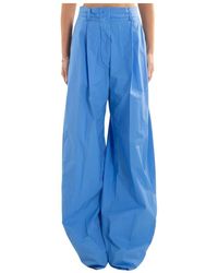 Thelatest - Plissierte Lockere Hose - Lyst