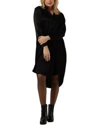 co'couture - Kleedjes ,Zwart ,Polyester Harvey Volume Jurk - Lyst