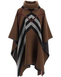 Burberry Ponchos and poncho dresses for Women | Online Sale up to 76% off |  Lyst