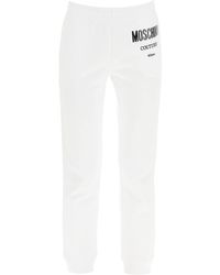 Moschino Track pants and sweatpants for Women | Online Sale up to 81% off |  Lyst