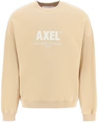 Mens Clothing Activewear Natural Axel Arigato Fleece Adios Sweatshirt in Natural Peach Save 11% for Men gym and workout clothes Sweatshirts 