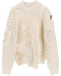 Womens Clothing Jumpers and knitwear Turtlenecks Stella McCartney Synthetic Sweater in White 