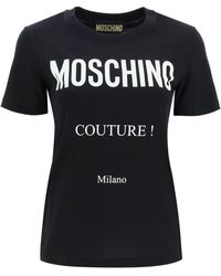 Moschino Couture Print T-shirt - Black