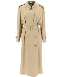 Womens Clothing Coats Raincoats and trench coats Burberry Cotton Sandridge Trench-coat in Nero Black - Save 52% 