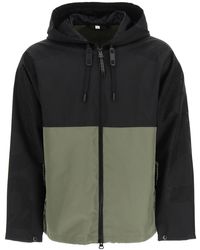 Burberry Synthetic Brighton Lightweight Blouson Jacket in Green for Men |  Lyst