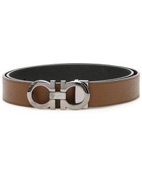 brown ferragamo belt