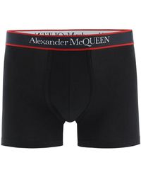 Homme Vêtements Sous-vêtements Slips et boxers Slip à graffiti Coton Alexander McQueen pour homme en coloris Blanc 