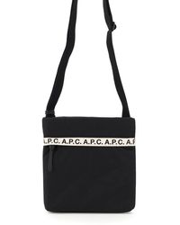 Mens Bags Messenger bags Synthetic Sacoche Repeat in Black for Men A.P.C 