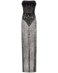 Millà - Crystal-Covered Fabulous Maxi Dress - Lyst