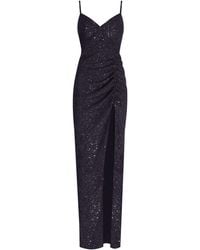 Millà - Spectacular Sequined Maxi Gown On Long Spaghetti S - Lyst