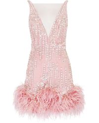 Millà - Fabulous Mini Dress On Straps Adorned With Crystal - Lyst