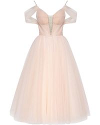 Millà - Feminine Tulle Cocktail Dress With The Light Off-T - Lyst