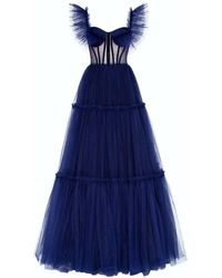 Millà - Elegant Off-The-Shoulder Maxi Dress - Lyst