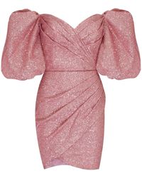 Millà - Rose Cute Mini Dress With Doll Sleeves - Lyst