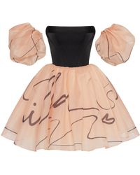 Millà - Puffy Mini Dress With 'S Signature, Xo Xo - Lyst
