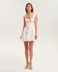 Milla - Splendor Mini Dress On Straps, Garden O - Lyst