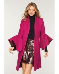 milly hot pink coat