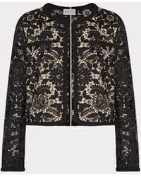 MILLY - 3d Garden Lace Jacket - Lyst