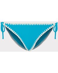 MILLY - Solid Bikini Bottom - Lyst