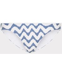 MILLY - Margot Barcelona Chevron Bikini Bottom - Lyst