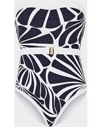 MILLY - Ravello Abstract Kai Print One Piece - Lyst