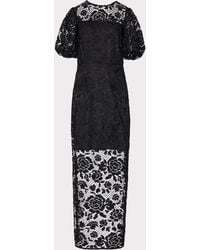 MILLY - Yasmin Rose Mosaic Maxi Dress - Lyst