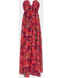 MILLY - River Windmill Floral Dress - Lyst