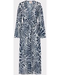 MILLY - Vince Abstract Kai Print Chiffon Cover-up - Lyst