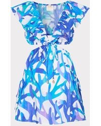 MILLY - Delilah Under The Sea Cover-up Dress - Lyst