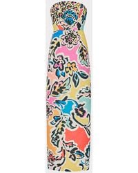 MILLY - Orion Rainbow Oasis Jacquard Dress - Lyst