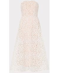 MILLY - Petunia Curled Lace Gown - Lyst